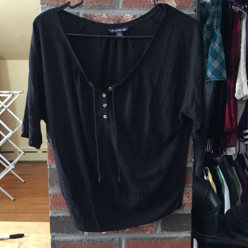 American Eagle 1/4 button up
